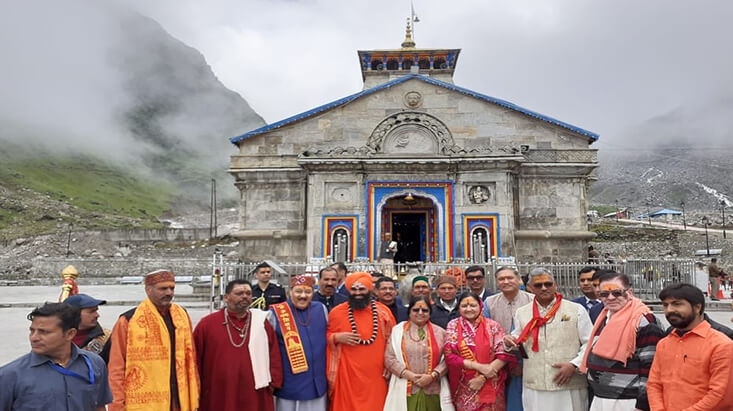 Chief Minister visit Kedarnath Dham