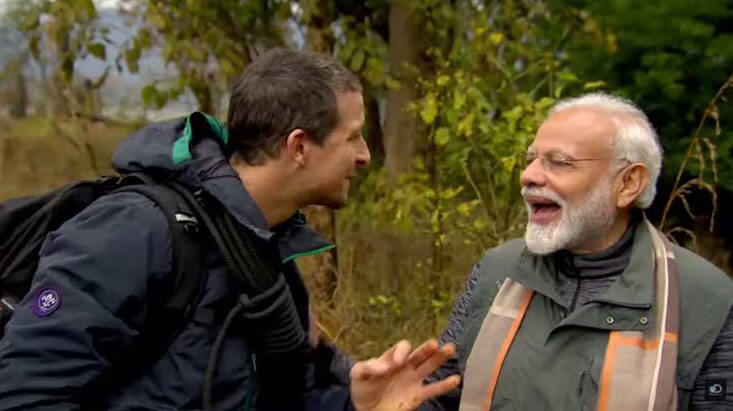 PM Modi and Bear Grylls