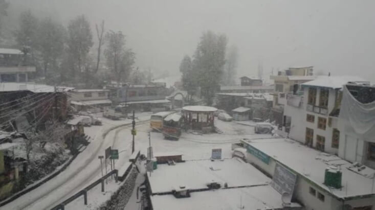 snowfall garhwal region