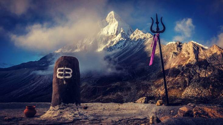 Shivlingam in Gangotri National Park Tapovan