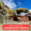 Tungnath Temple Opening Date